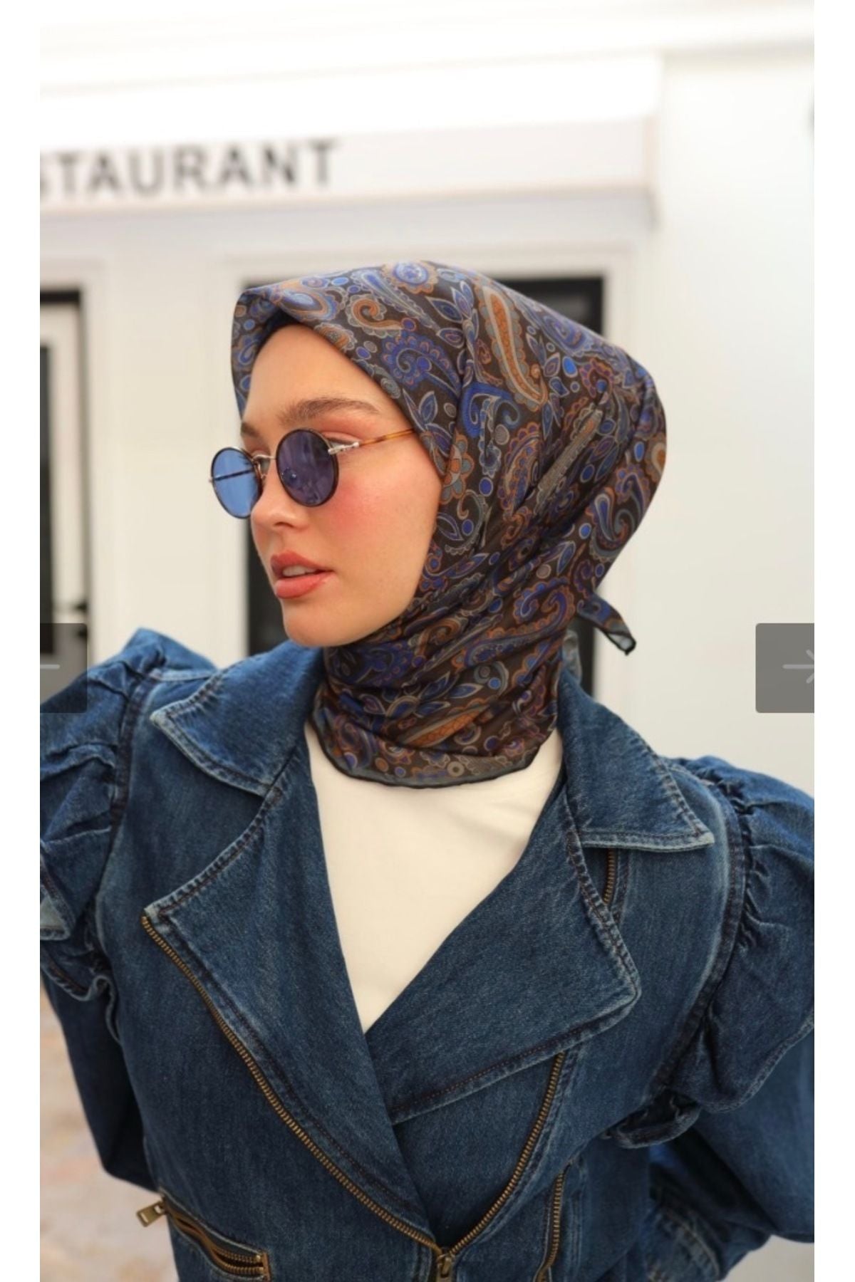Etnik Desen Soft Eşarp