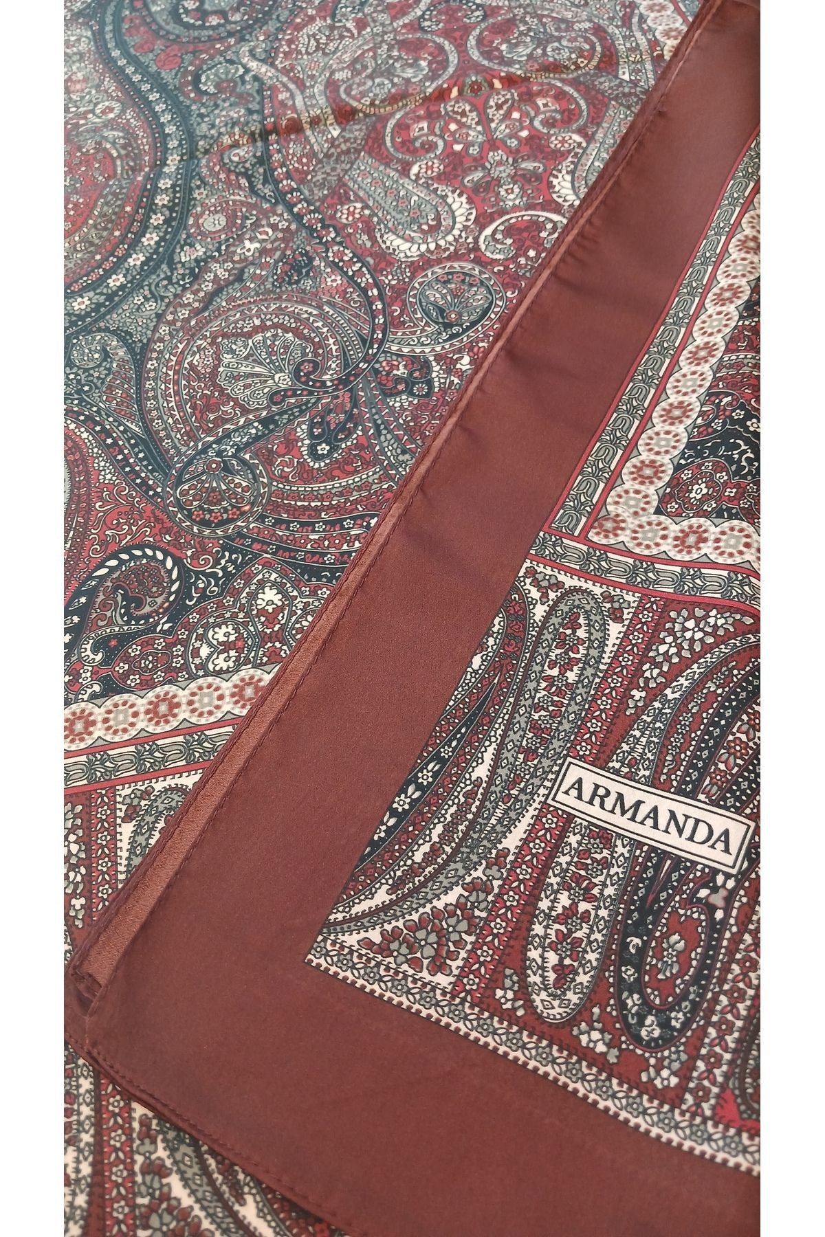 ARMANDA Vual Vintage Desen Şal