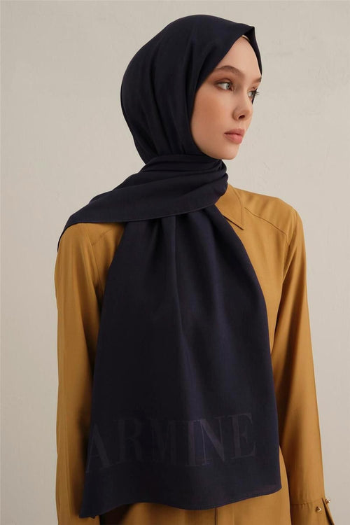 Armine Logo Drop Pamuk İpek Şal 02