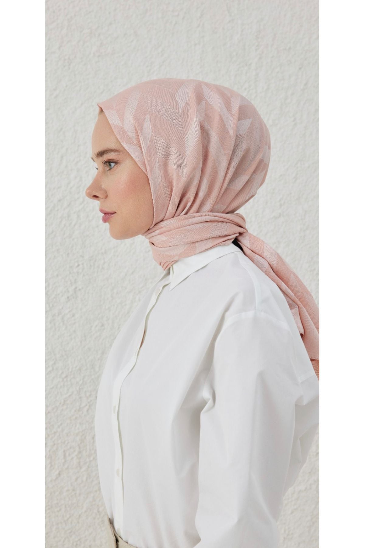 Balıksırtı Jakarlı Şal