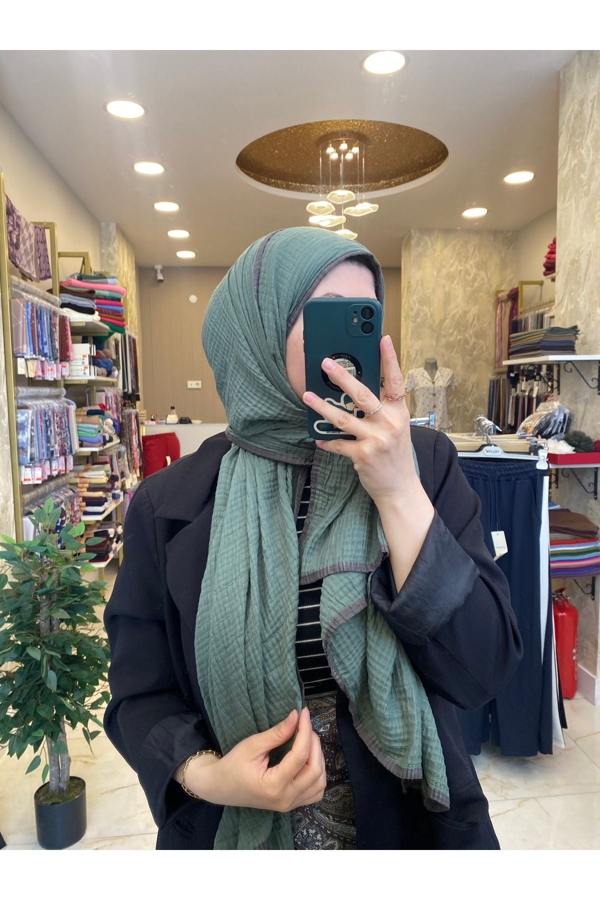 Biyeli Müslin Şal