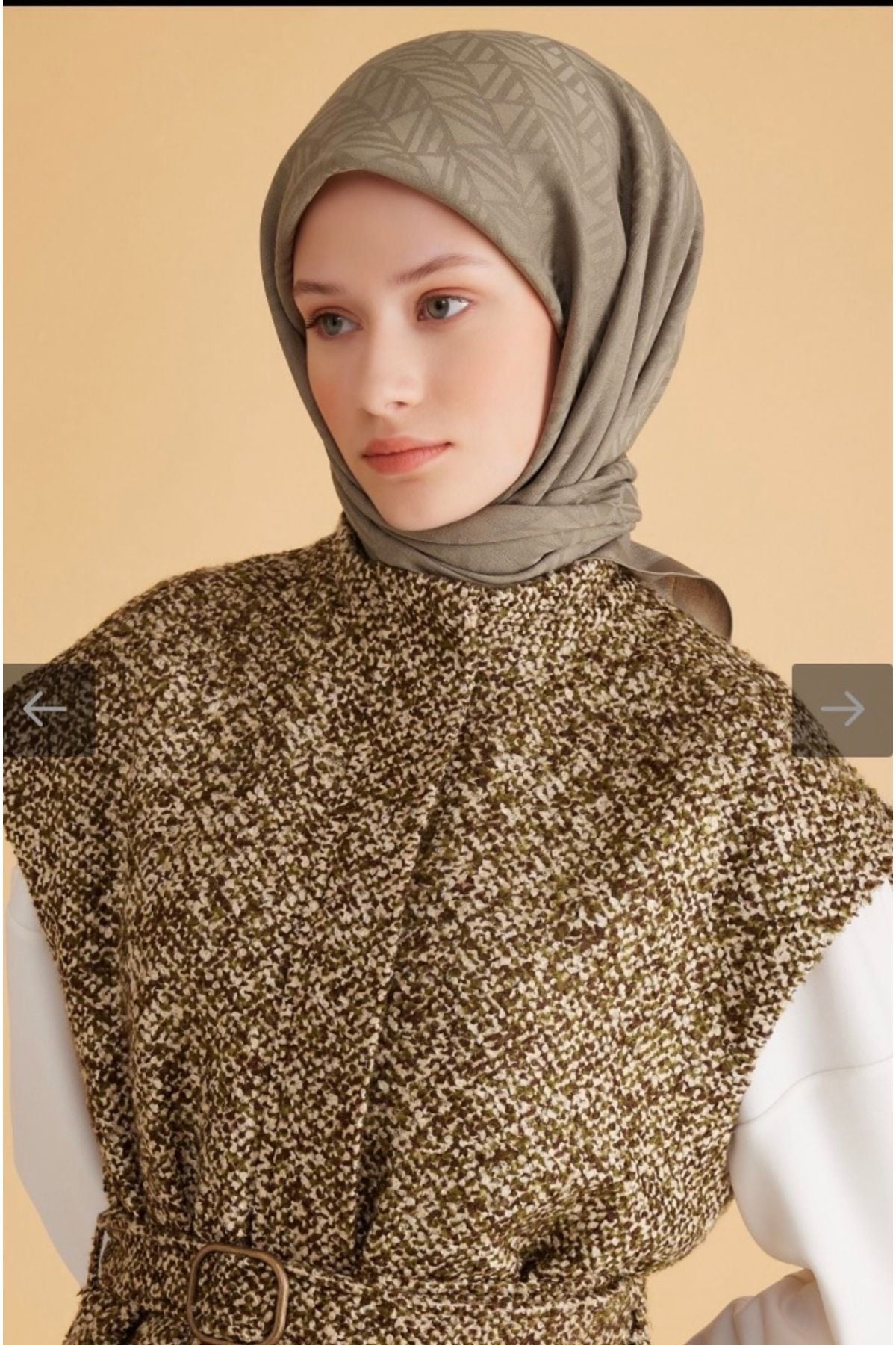 Belli Geometrik Desen Veyra Eşarp