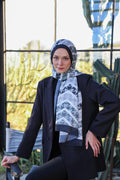 İpekhan Boheme Collection Soft Şal Gri Siyah 3043-04