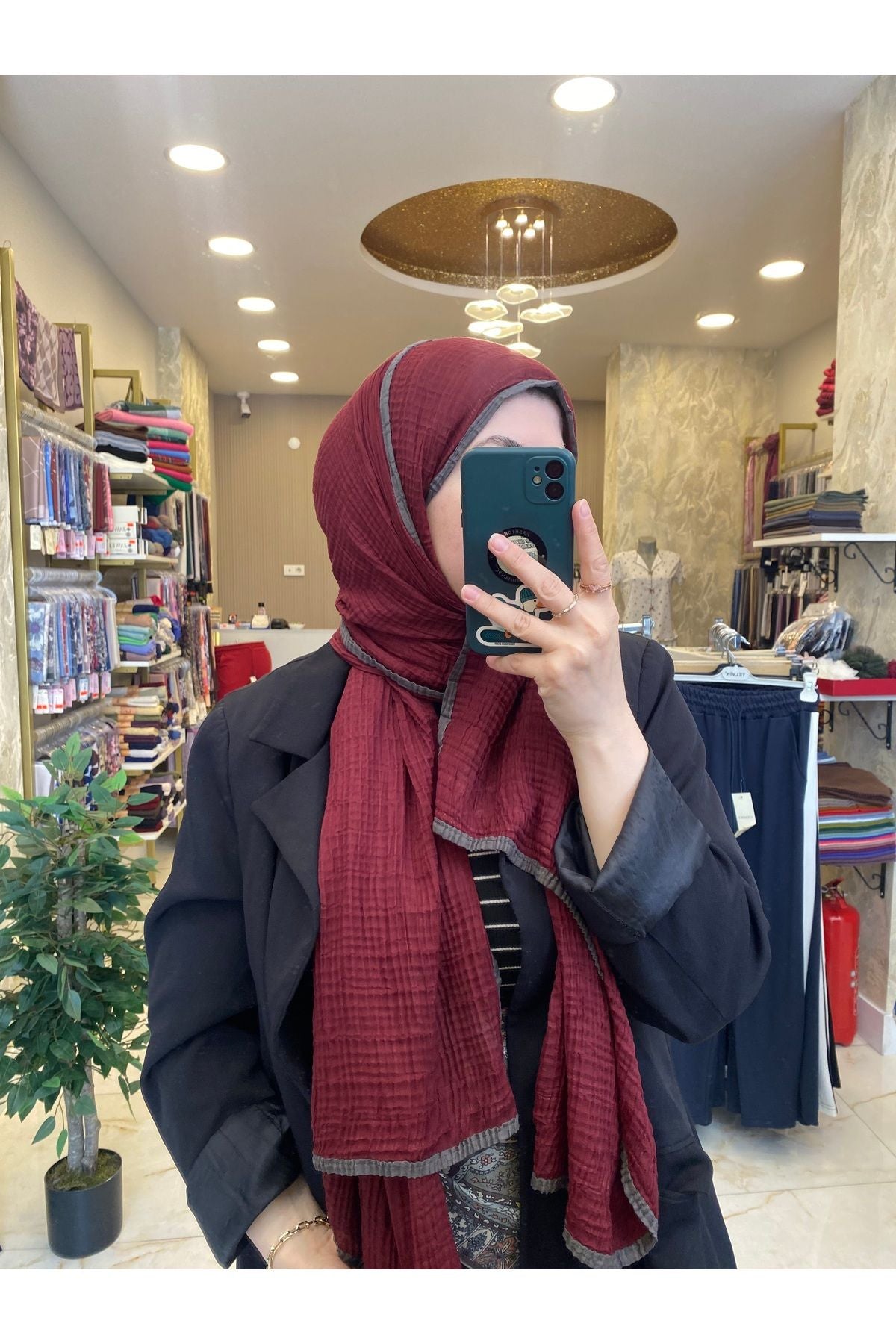 Biyeli Müslin Şal