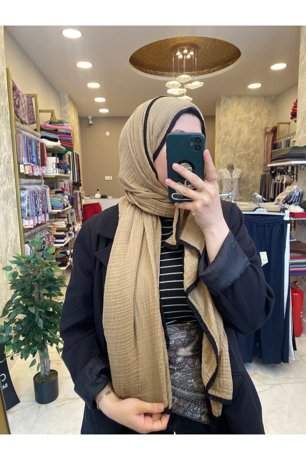 Biyeli Müslin Şal