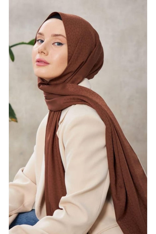 Alesa Desen İpeksi Jakar Şal