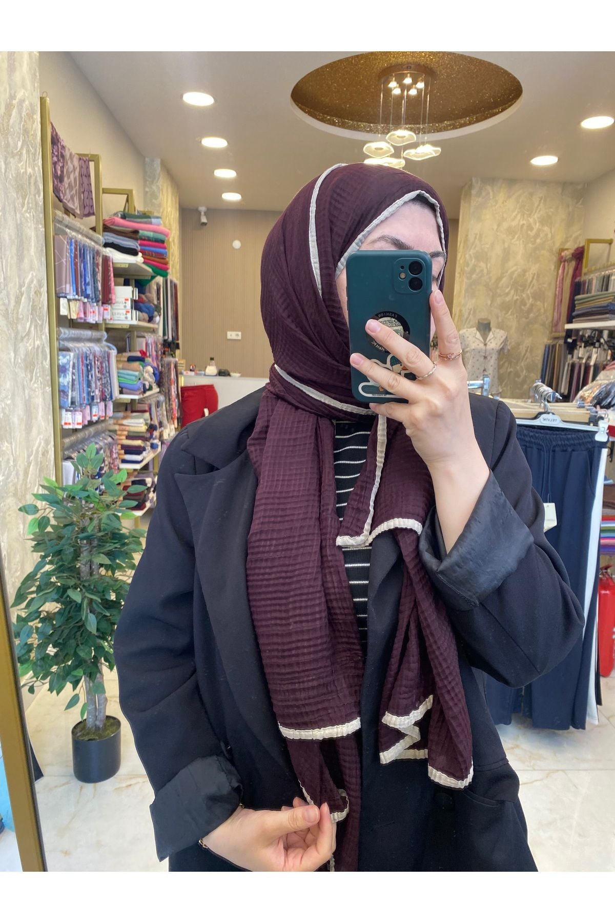 Biyeli Müslin Şal