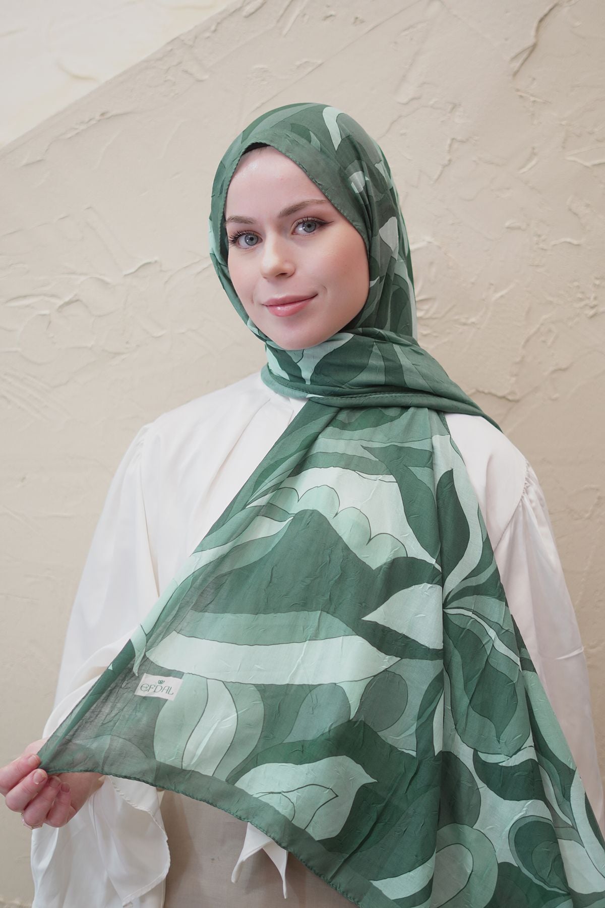 Parla Desen Organik Pamuk Şal