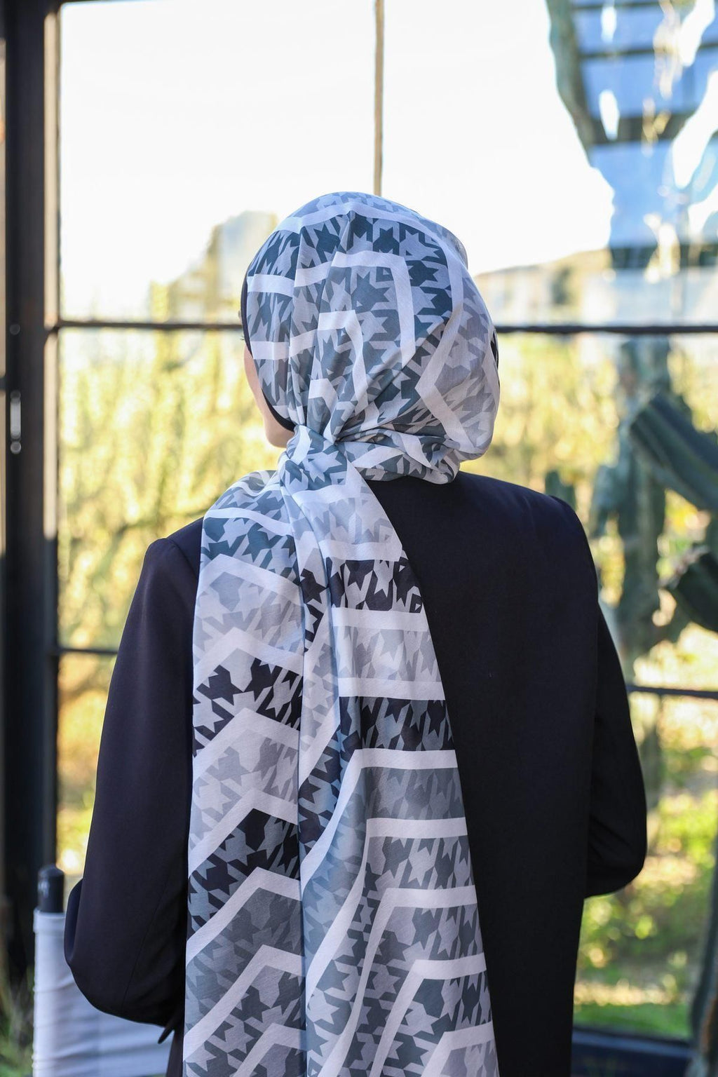 İpekhan Boheme Collection Soft Şal Gri Siyah 3043-04