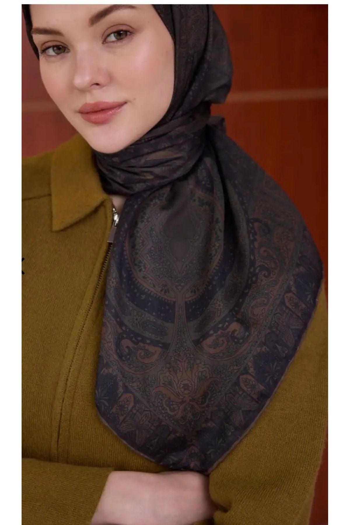 Winter Bloom Soft Eşarp