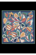 Soyut Desen %100 Twill İpek Eşarp