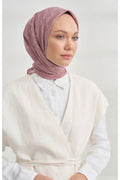 Cotton Monogram Geometrik Desen Eşarp