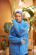 İpekhan Aura Kazayağı Soft Eşarp Mor 1155-05