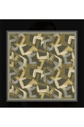 Armine Geometrik Desen Saf İpek Twill Eşarp