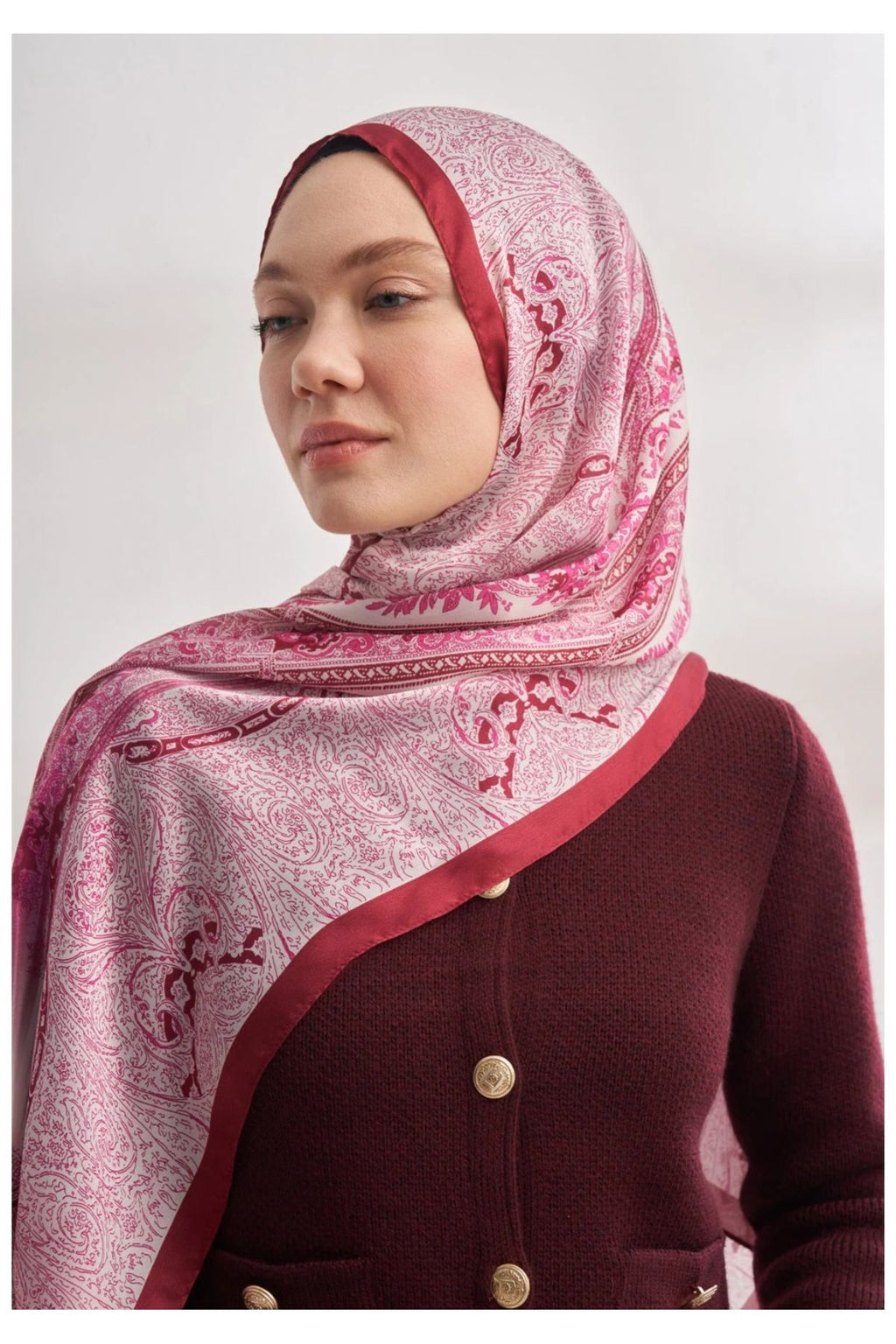 ARMANDA Vual Vintage Desen Şal