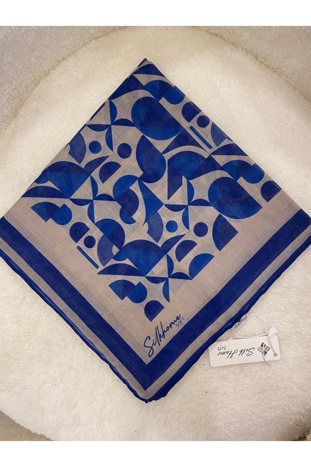 Silk Home geometrik dese soft eşarp