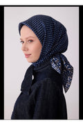 Klasik Desen %100 Twill İpek Eşarp