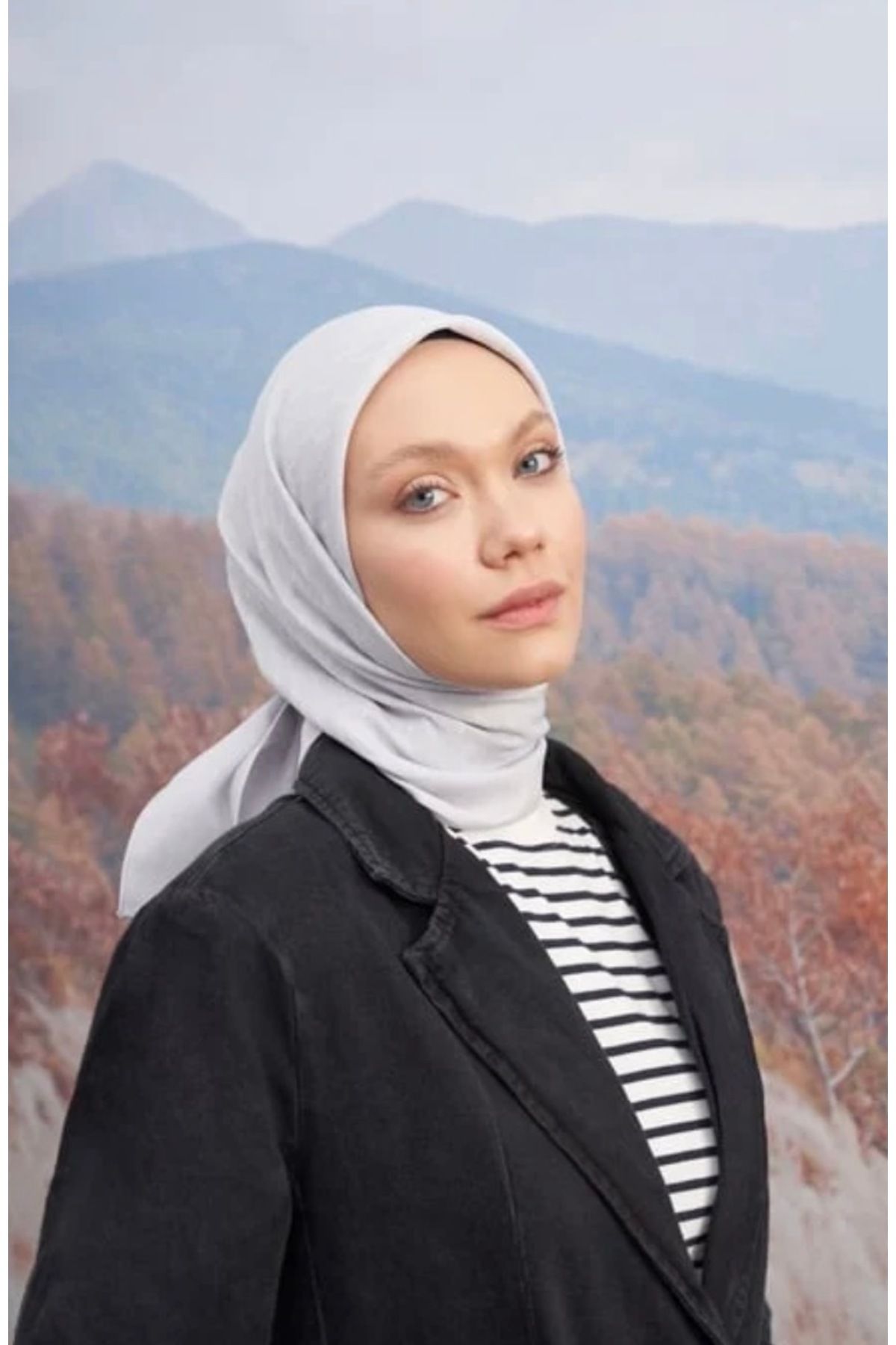 Cotton Monogram A Desen Eşarp