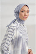 Cotton Monogram Geometrik Desen Eşarp
