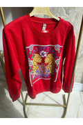baskılı sweatshirt