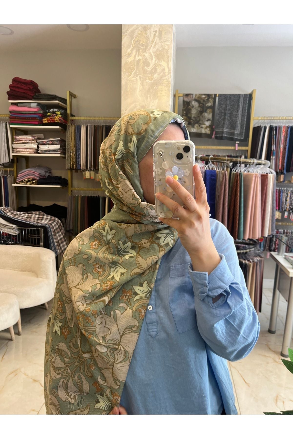 Efdal lale desen şal