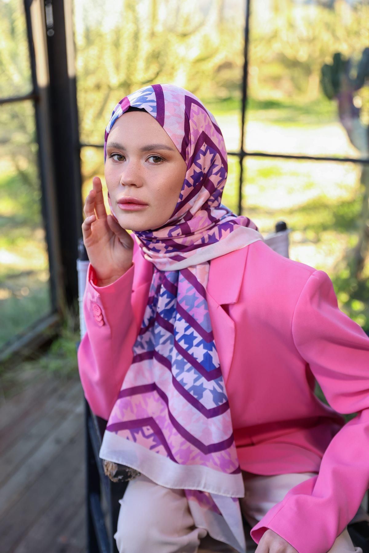 Boheme Collection Soft Şal Mor Lila 3043-03