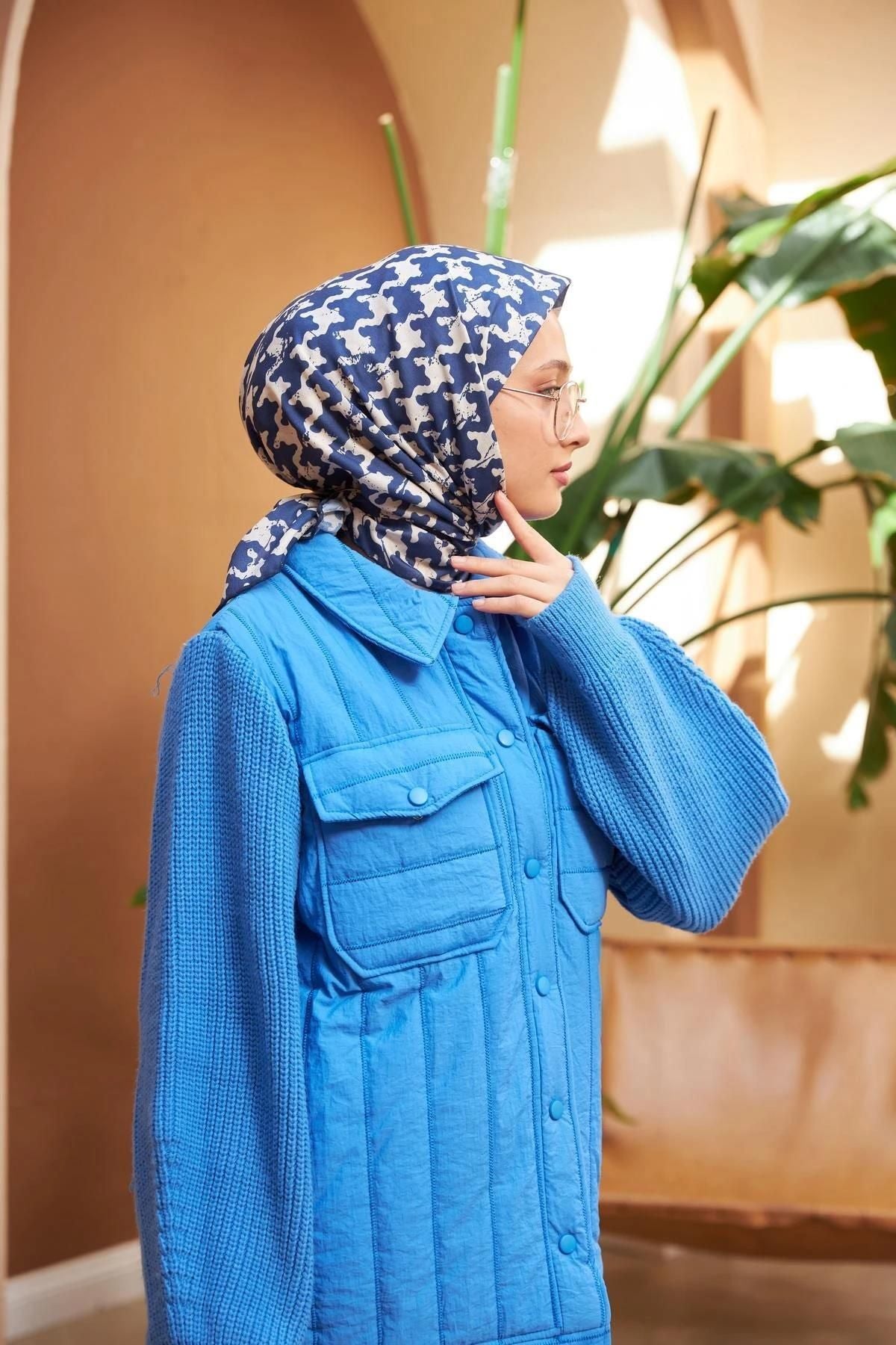 İpekhan Aura Kazayağı Soft Eşarp Mor 1155-05