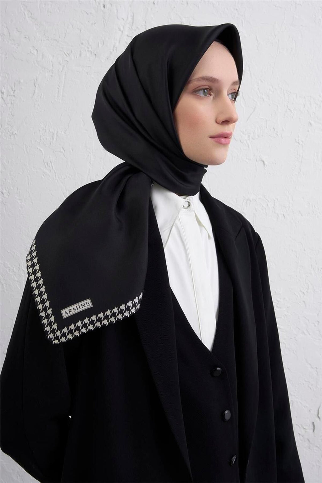 Armine Saf İpek Sura Eşarp 9443D 05