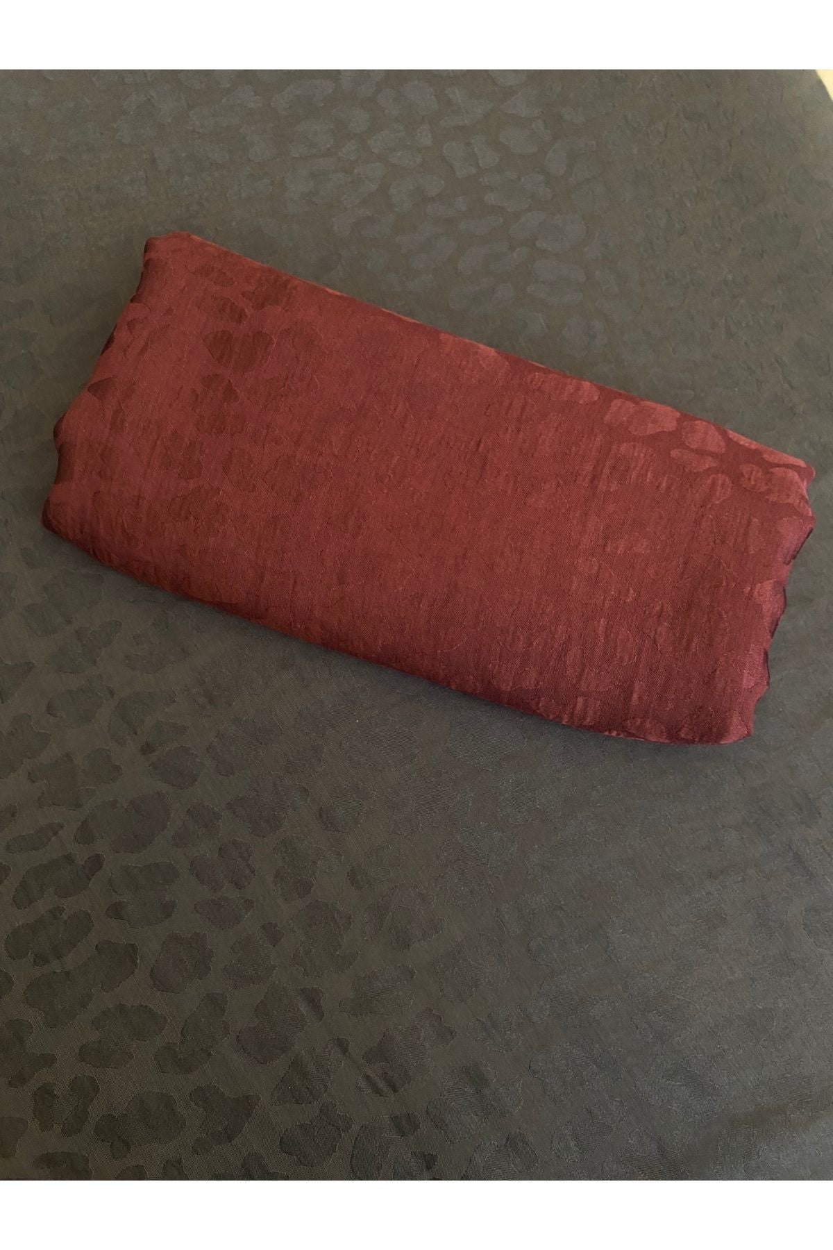 leopar desen pamuklu şal