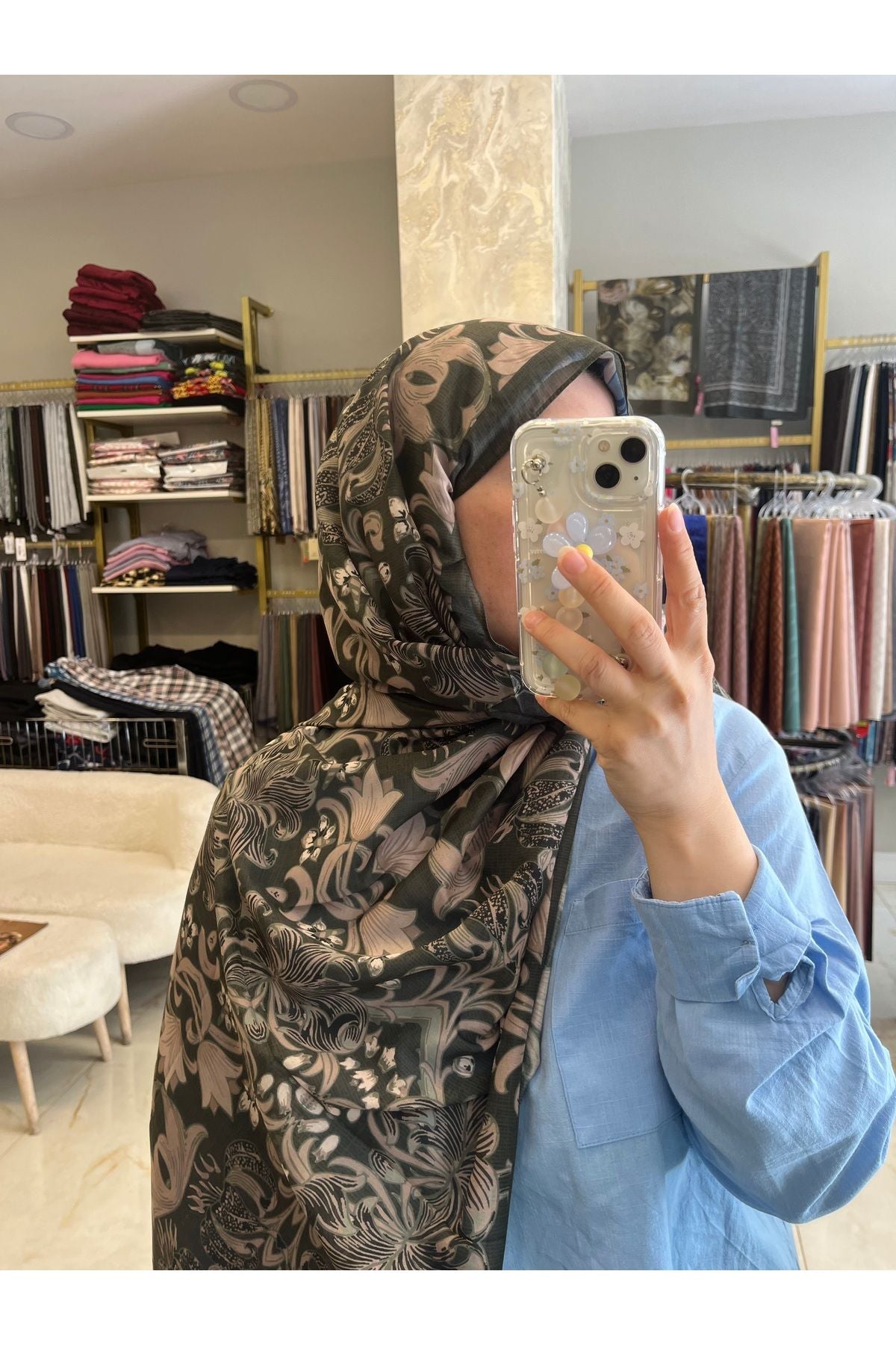 Efdal lale desen şal
